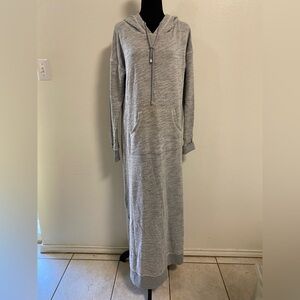 Soft Surroundings Sweater Dress Women’s Size Medium Gray Lazy Day Lounger Dress